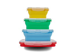 Vremi Silicone Food Storage Containers