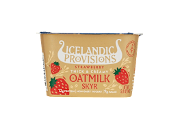 Icelandic Provisions Thick & Creamy Oatmilk Skyr Yogurt Strawberry