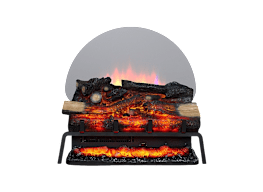 LegendFlame 23" W Free Standing Electric Fireplace Insert