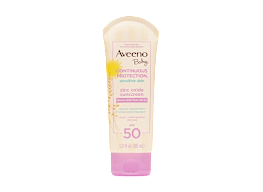 Aveeno Baby Continuous Protection Zinc Oxide Sunscreen SPF50