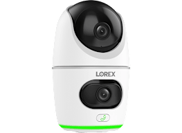Lorex 2K Dual-Lens Pan-Tilt Wi-Fi Security Camera 