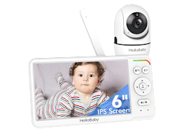 HelloBaby 6" IPS Baby Monitor HB6560