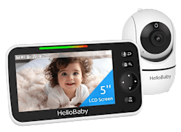 HelloBaby 5 Inch Baby Monitor HB6550