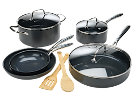 Blue Diamond Hard Anodized Pro 10-Piece