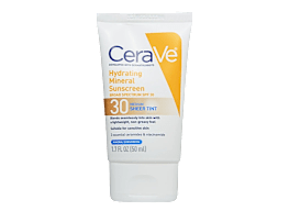 CeraVe Hydrating Mineral Sunscreen SPF 30 Medium Sheer Tint