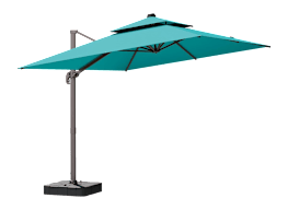 Zlacuiu Outdoor Patio Umbrella with Base