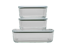 Mepal Easyclip 3pc Glass Set