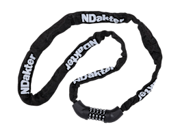 NDakter 5'  Heavy Duty Combo Chain Lock