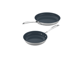 Zwilling Clad CFX Stainless Steel Ceramic Nonstick