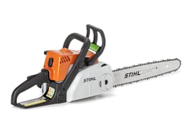 Image of Stihl MS 180 chainsaw at Lowe's website